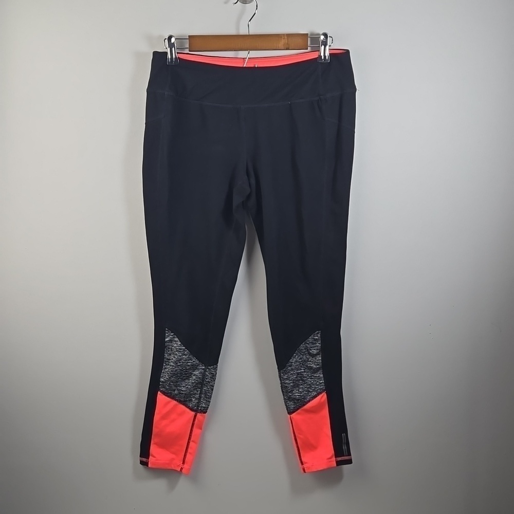 Tangerine black and pink leggings